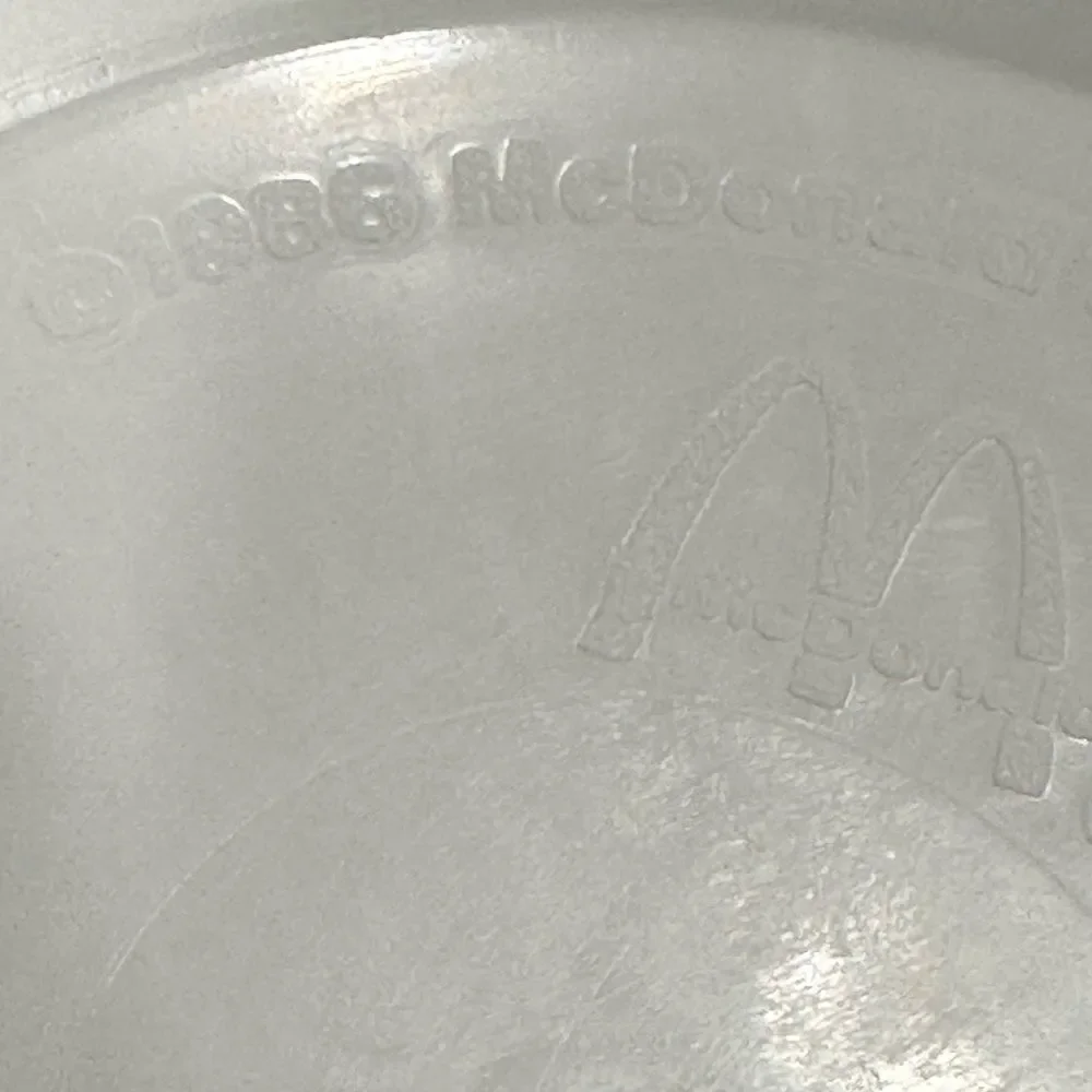 McDonald's 1980’s vintage 2 Happy Meal ghost face Buckets
